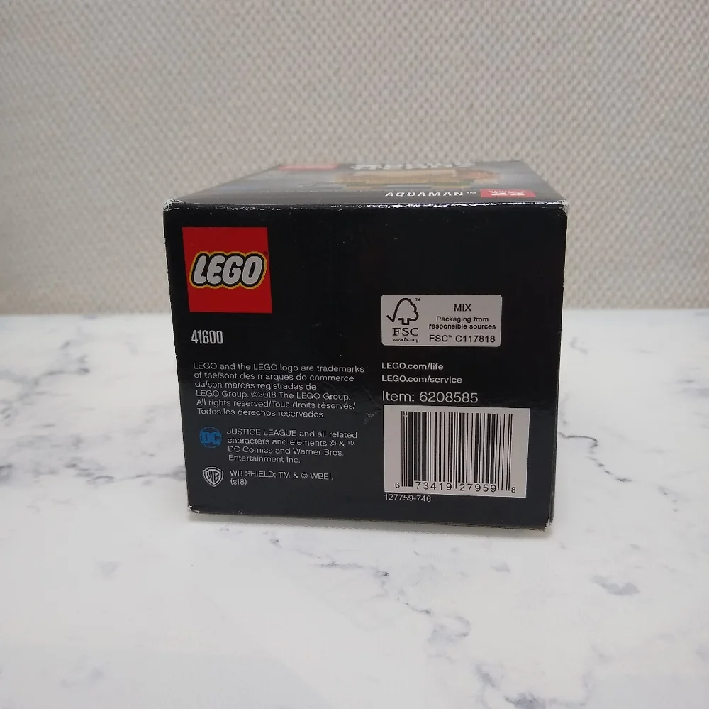 LEGO BrickHeadz Aquaman (41600) - Brand New Factory Sealed